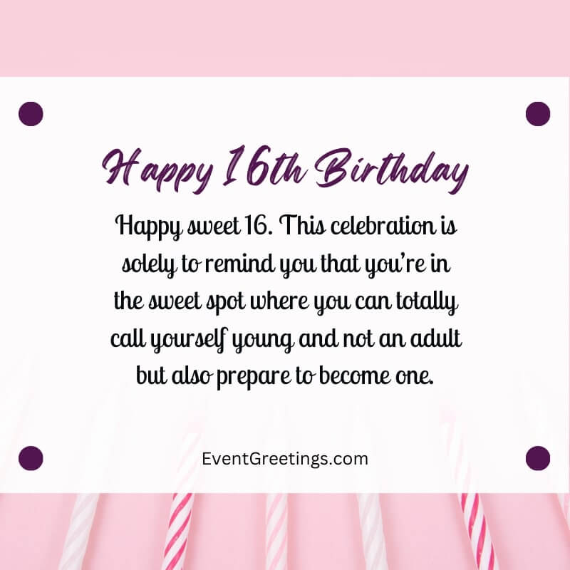 sweet sixteen quotes 