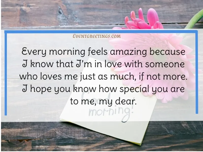 Good Morning Love Quotes For Him