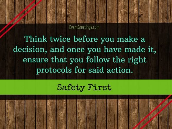 30 Best Safety Quotes To Share Concern About Your Dearest One