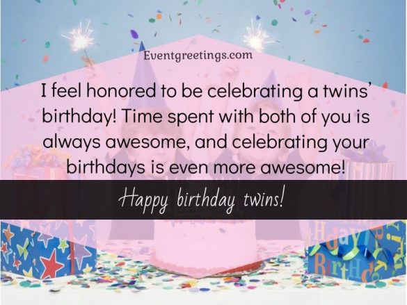 35 Best Happy Birthday Twins - Birthday Wishes And Messages