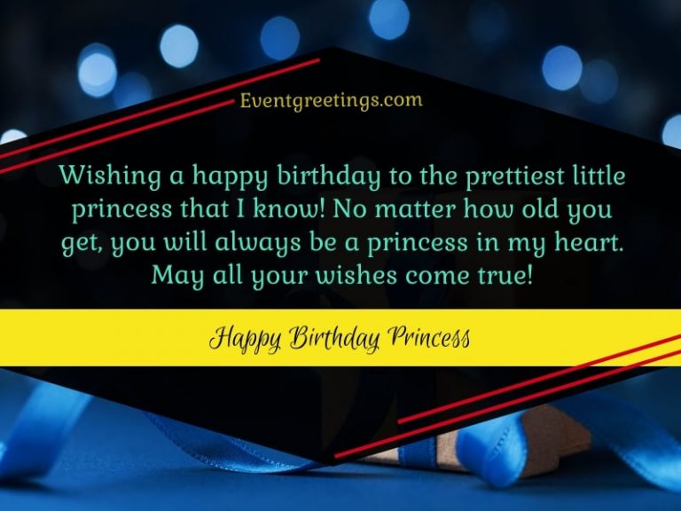 35 Best Happy Birthday Princess Wishes With Images Events Greetings