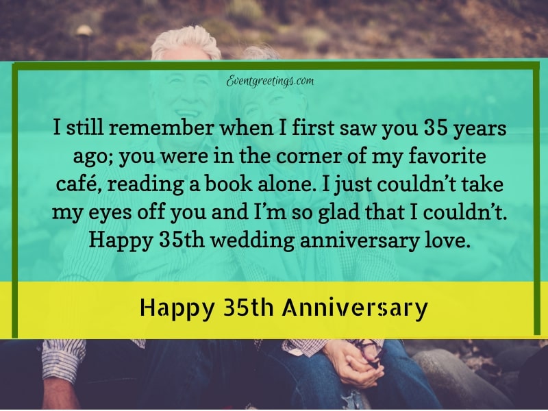 35th wedding anniversary 