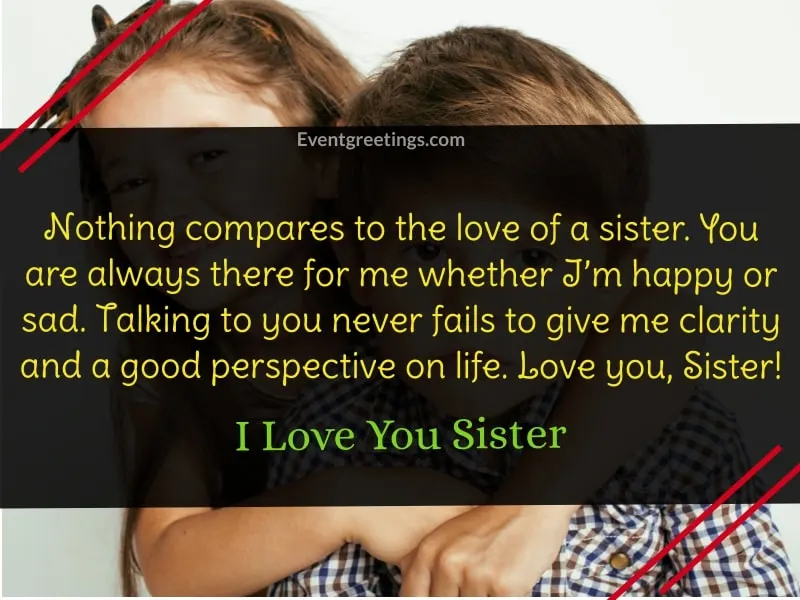 I Love You Sister Images