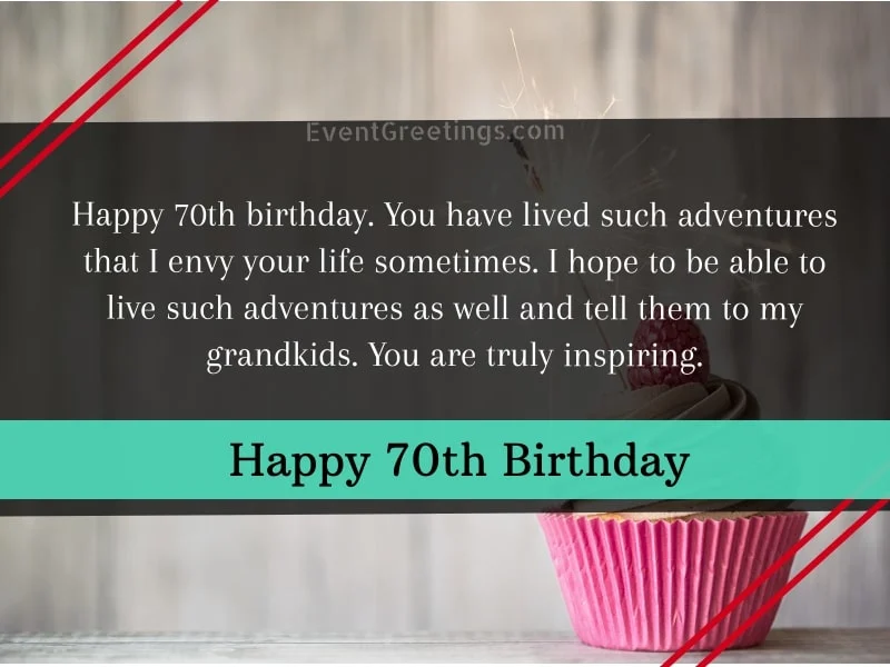 70th Birthday Quotes