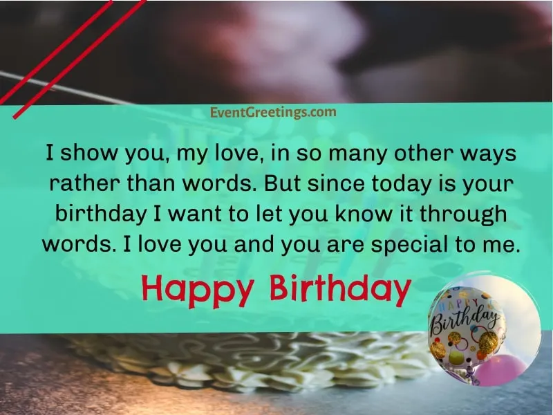 Birthday Messages For Girlfriend