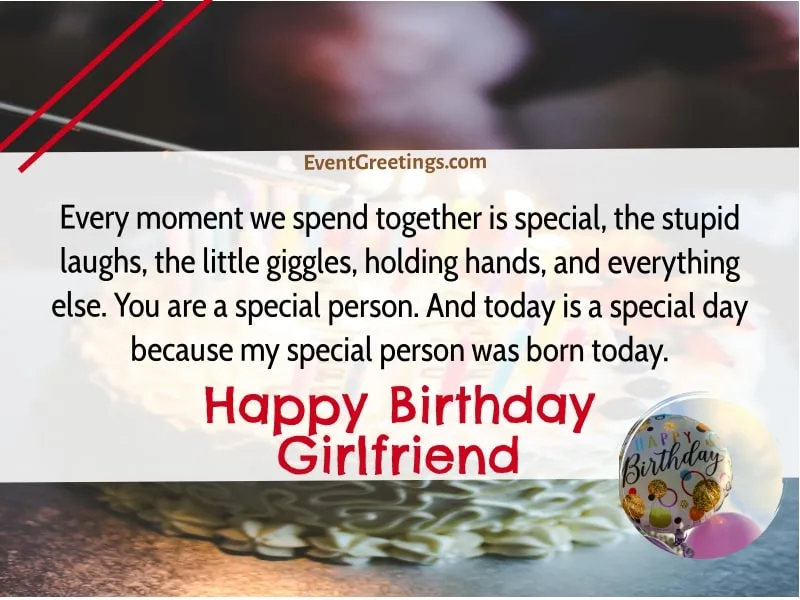 Birthday Quotes For Girlfriend