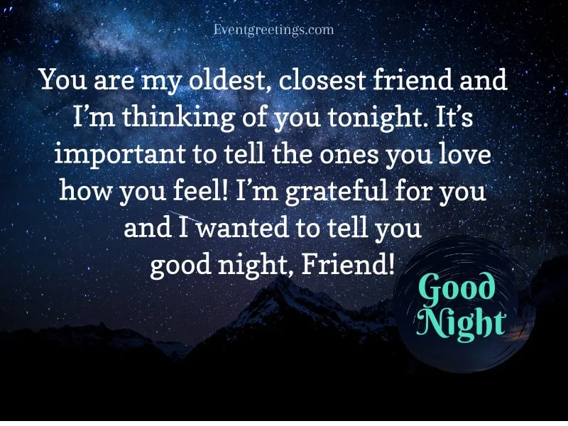 Good Night Friends