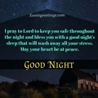 Good Night Prayer For Him