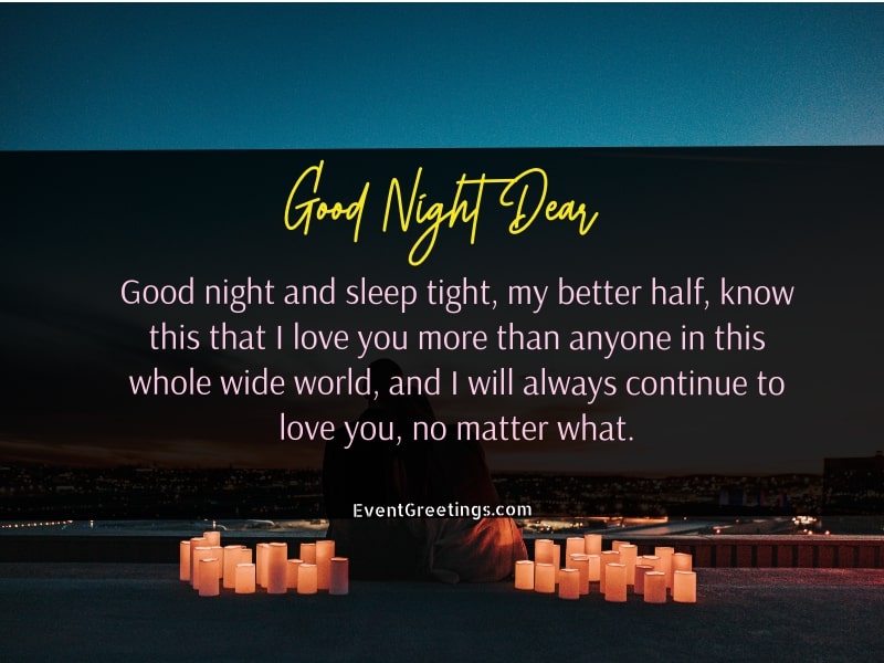 40 Best Good Night Quotes For Him - Text And Messages Events Greetings