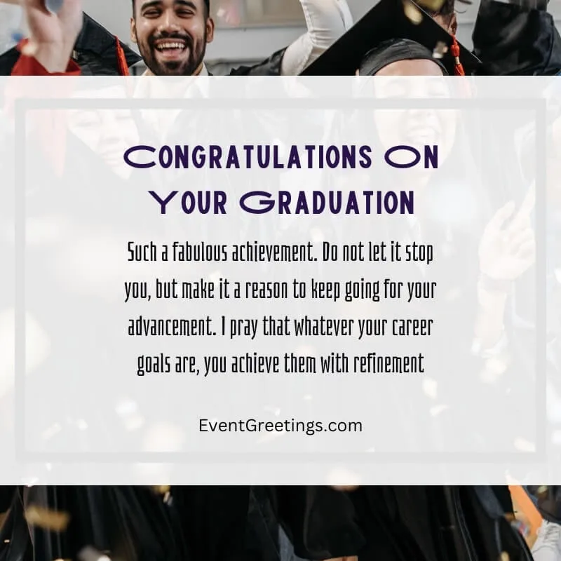 Graduation Congratulations Message