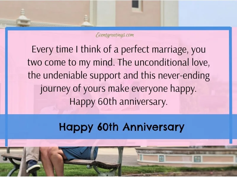 60th Wedding Anniversary 