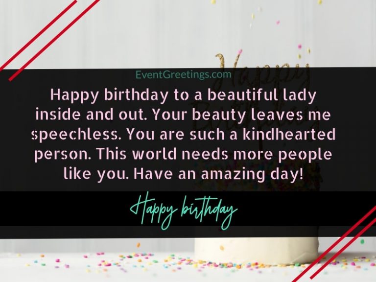 Happy Birthday, Beautiful! Birthday Wishes For Lady – Events Greetings