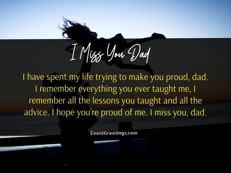 I  Miss You Dad 
