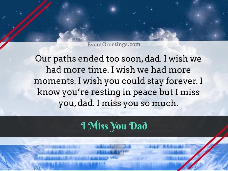 Miss You Dad 