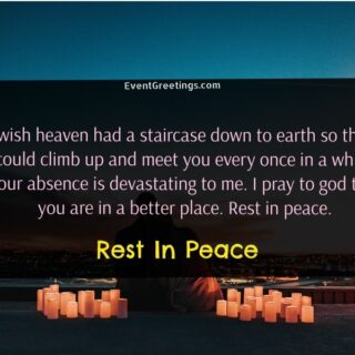 Rest In Peace Message
