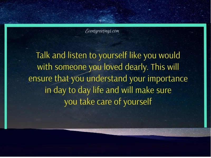 Take Care Of Yourself Quotes