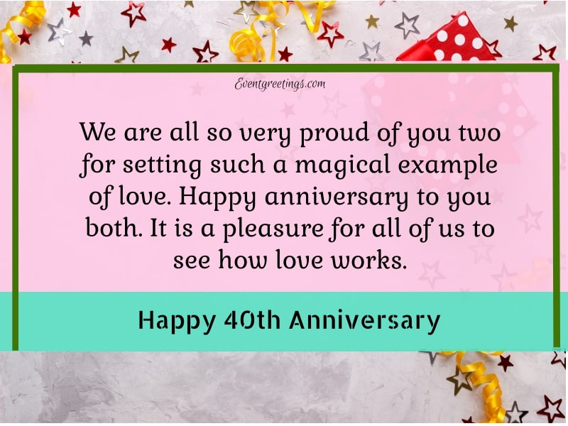 "Amazing Years" Funny 40th Anniversary Card By Rosie Made A Thing - Blank Inside, 6x6 Inches