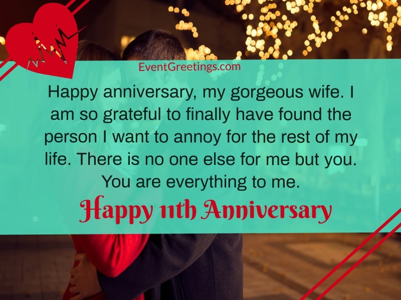 21 Exclusive 11 Year Anniversary Wishes Events Greetings