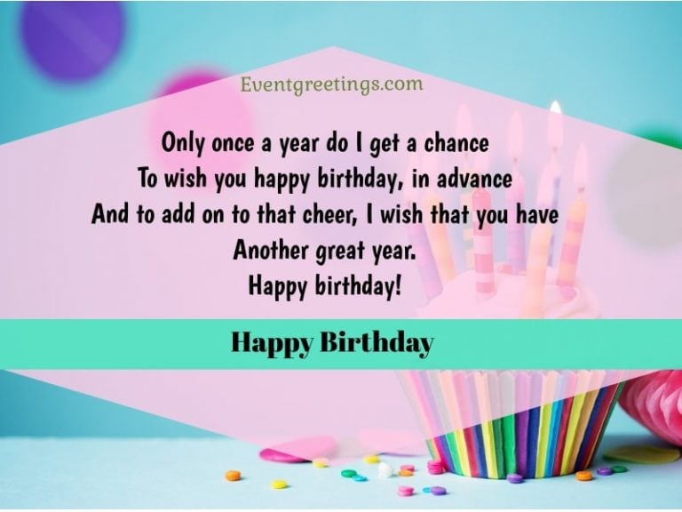 20 Best Birthday Poem For Friend – Events Greetings