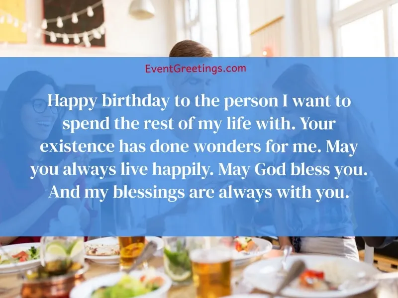 Birthday wishes for fiance 