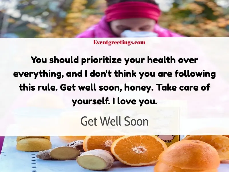 Get well soon message 