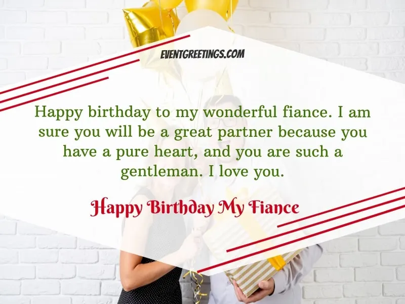 Happy birthday to my fiance messages