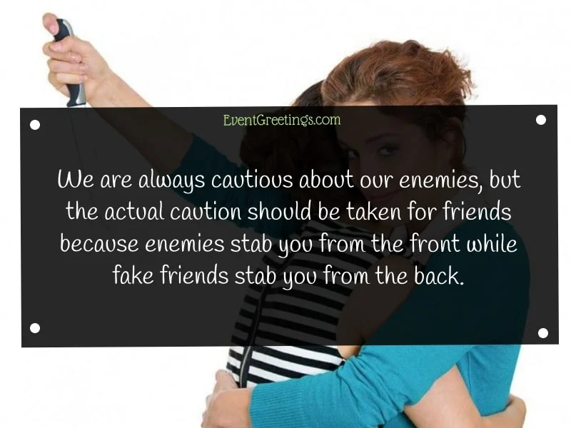 Two-faced fake friends quotes 