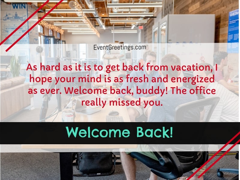 20 Welcome Back To Work Wishes And Messages Events Greetings