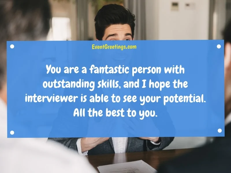 good luck on your interview quotes 
