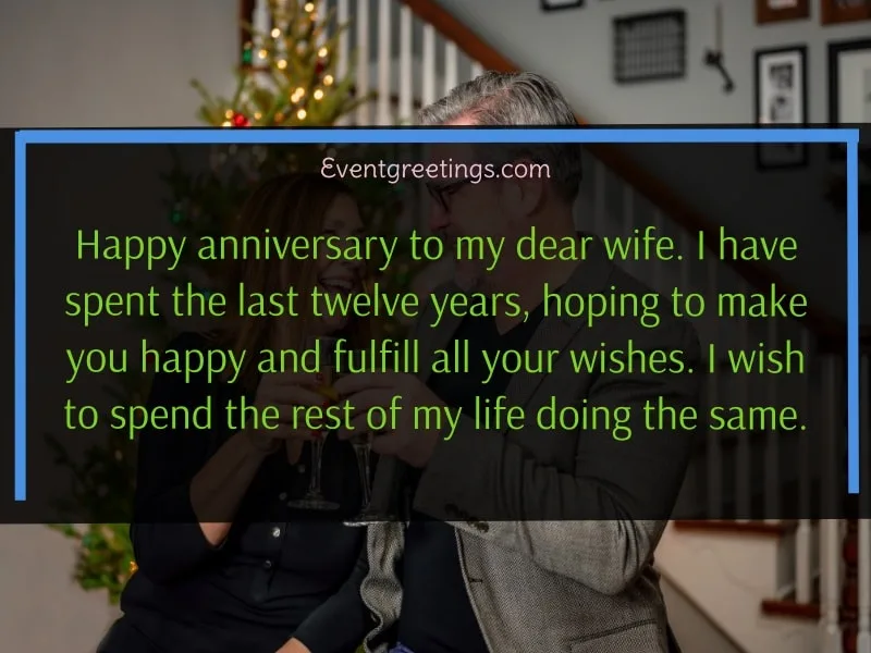 25 Happy 12 Year Anniversary Quotes And Wishes – Events Greetings