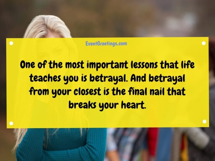 40 Friendship Betrayal Quotes And Sayings – Events Greetings