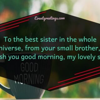Good Morning Sister