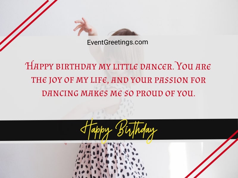 Happy Birthday Dancer Wishes