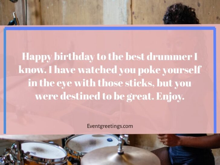 Happy Birthday Drummer, Pianist, Guitarist Wishes For Musicians