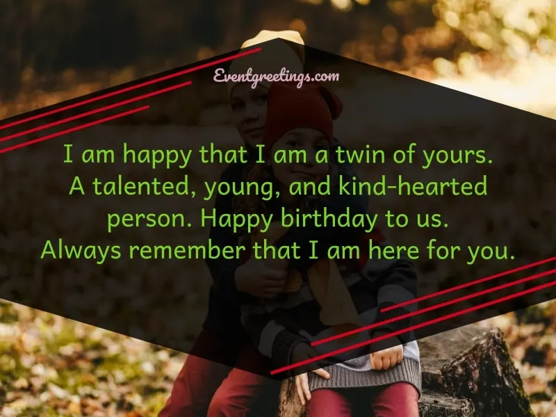happy birthday twin