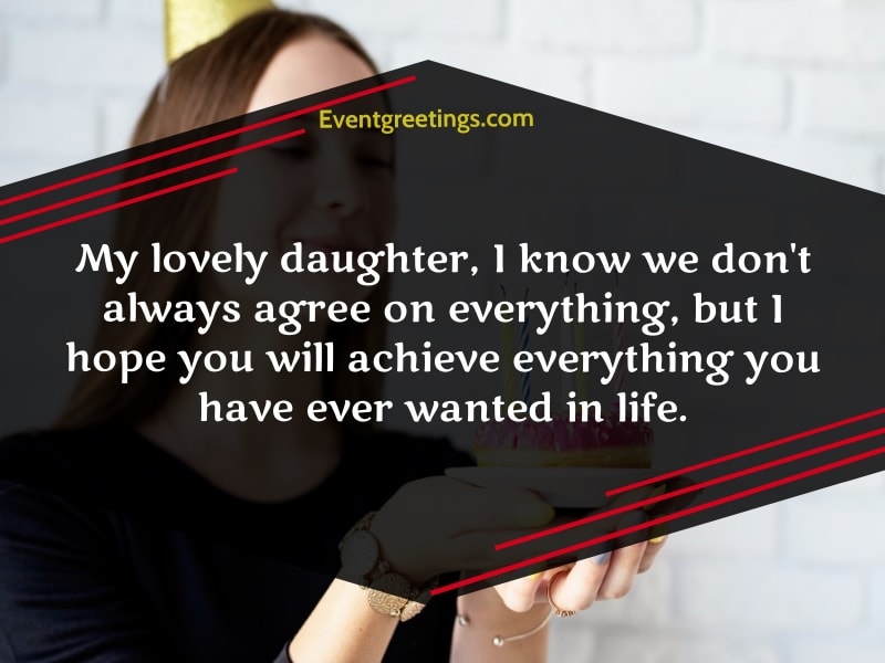 Inspirational Birthday Messages for Daughter 