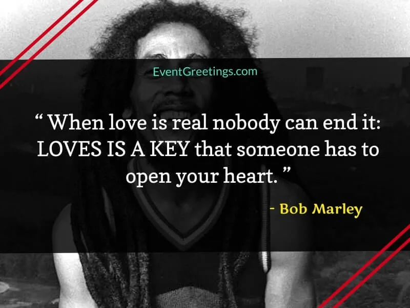 Bob Marley Love and friendship Quotes