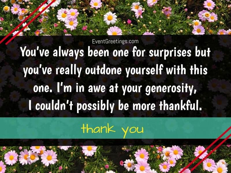 How To Say Thank You For An Unexpected Gift 1