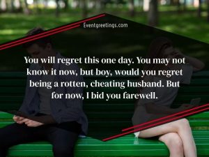 regret farewell rotten would