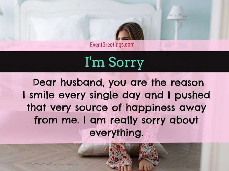Sorry Messages for Husband 2