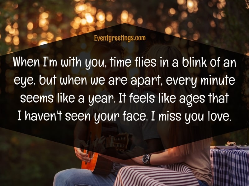 50 Heartfelt I Miss You Quotes For Your Loving One – Events Greetings