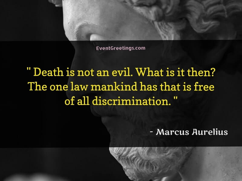 Marcus Aurelius Quotes on Death