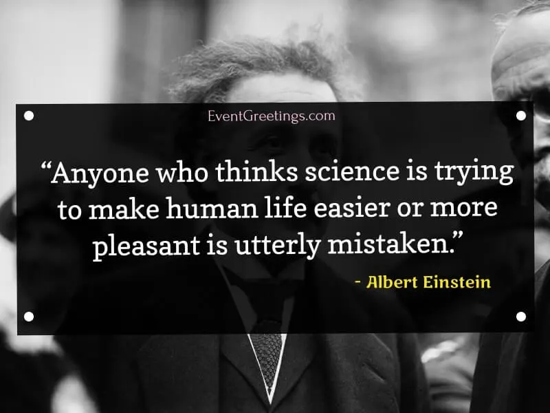 Albert Einstein's Quotes About Science