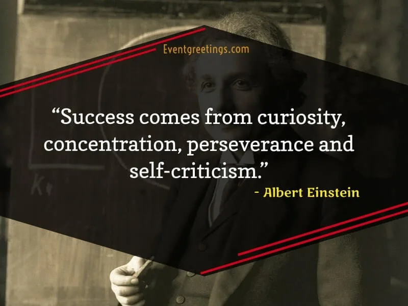 Albert Einstein's Quotes About Success