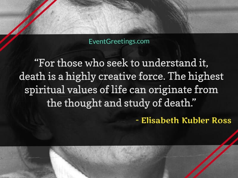Elisabeth Kubler Ross Quotes on Death
