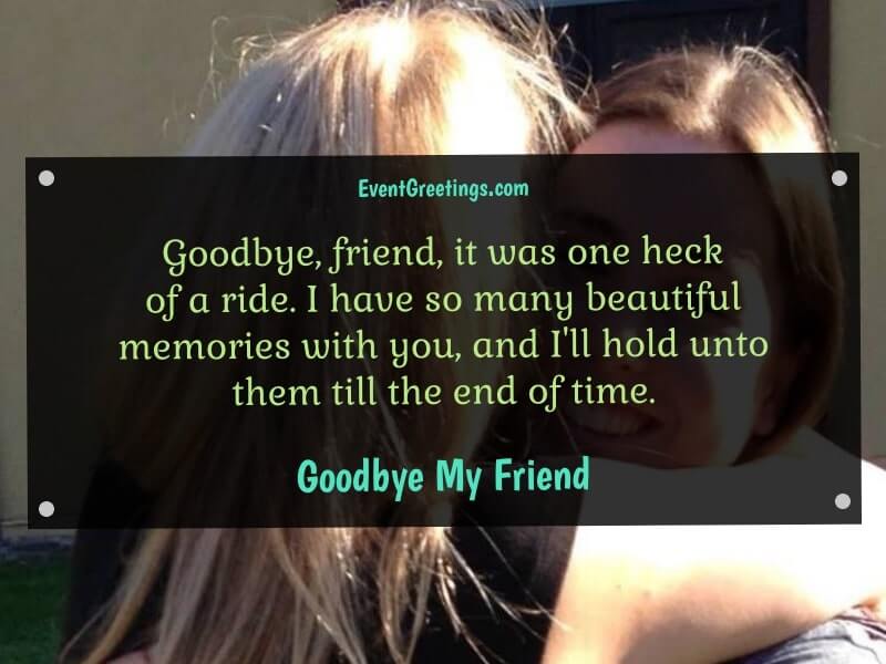 Saying Goodbye to My Friend