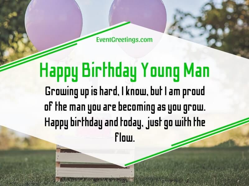 Birthday Wishes for Young Man