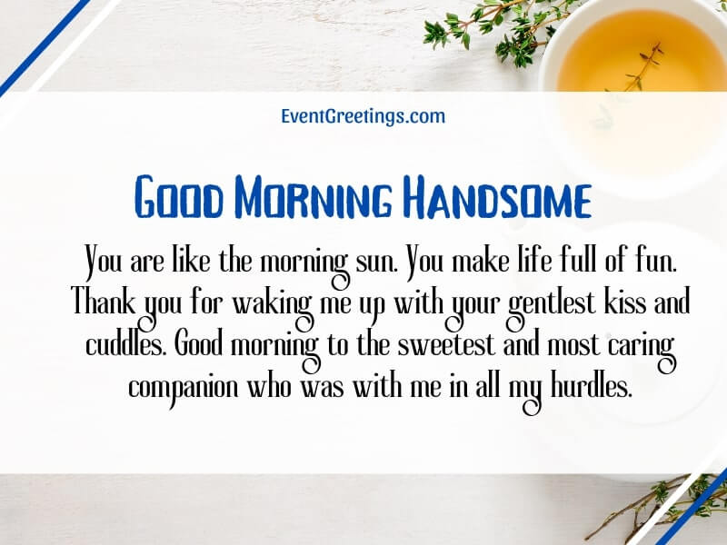 Cute Morning Paragraphs for Him