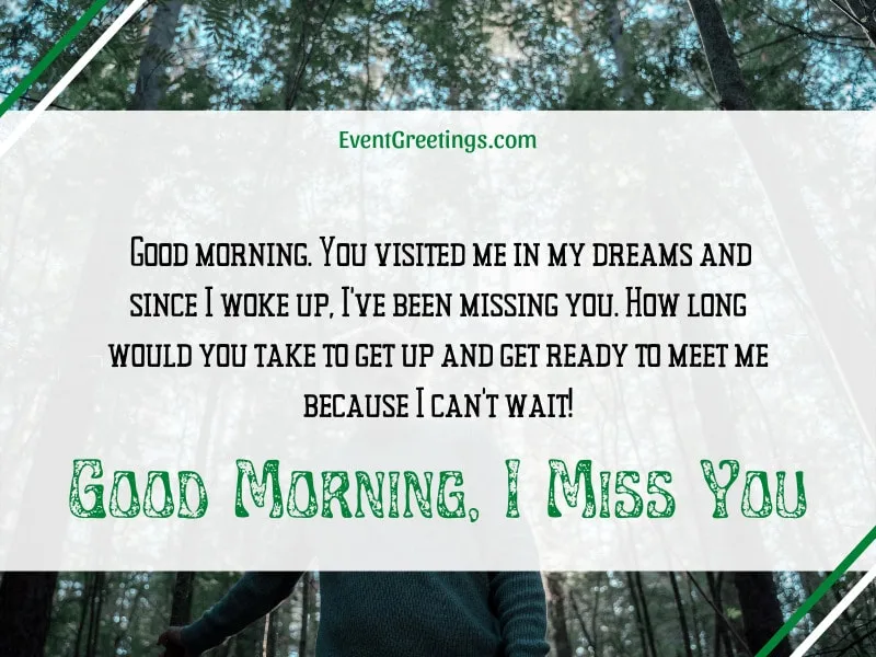 Good Morning Miss You Quotes