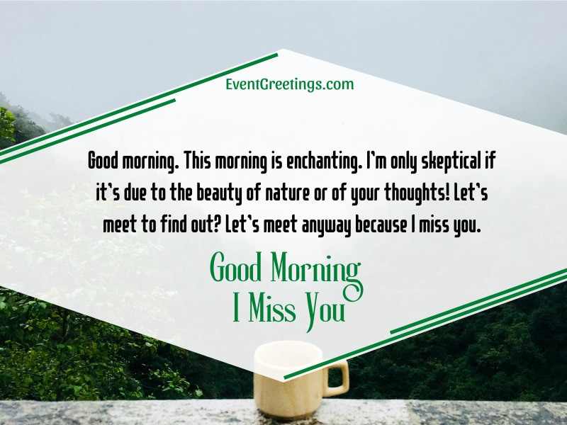 Good Morning Miss You Quotes